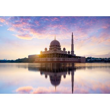 Lais Puzzle - Putra-Moschee bei Sonnenaufgang mit Spiegelung, Malaysia - 1.000 Teile