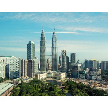 Lais Puzzle - Skyline von Kuala Lumpur am Morgen, Malaysia, Kuala Lumpur ist die Hauptstadt von Malaysia - 40, 100, 200, 500, 1.000 & 2.000 Teile
