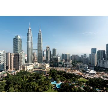 Lais Puzzle - Skyline von Kuala Lumpur und Wolkenkratzer in Malaysia. Downtown Geschäftsviertel Zentrum von Kuala Lumpur sehen Petronas Zwillingsturm in Malaysia. Asien - 1.000 Teile