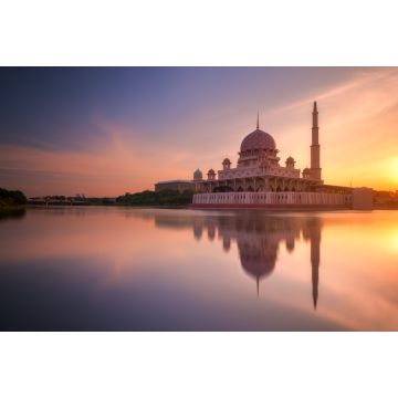 Lais Puzzle - Blick auf die Putra-Moschee bei Sonnenaufgang, Putrajaya, Malaysia - 2.000 Teile