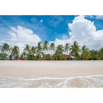 Lais Puzzle - Schöner weißer Sandstrand mit Resort und Kokospalme, Langkawi, Malaysia - 1.000 Teile