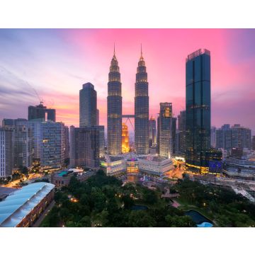 Lais Puzzle - Skyline von Kuala Lumpur in der Abenddämmerung, Stadtbild von Kuala Lumpur, dem Zentrum der Wirtschaft - 40, 100, 200, 500, 1.000 & 2.000 Teile