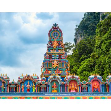 Lais Puzzle - Statue von Lord Muragan und Eingang zu den Batu-Höhlen in Kuala Lumpur, Malaysia - 40, 100, 200, 500, 1.000 & 2.000 Teile