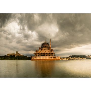 Lais Puzzle - Putrajaya, Malaysia- Die Putra Moschee, die Hauptmoschee von Putrajaya und berühmtes Wahrzeichen - 1.000 Teile