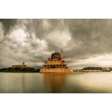 Lais Puzzle - Putrajaya, Malaysia- Die Putra Moschee, die Hauptmoschee von Putrajaya und berühmtes Wahrzeichen - 2.000 Teile