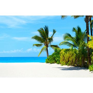 Lais Puzzle - Panoramablick auf einen schönen sonnigen Tag am Sandstrand auf den Malediven - 2.000 Teile