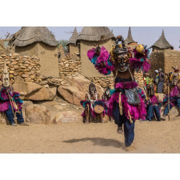Lais Puzzle - Traditionelle Dogon-Holzmaske, Mali, Westafrika - 1.000 Teile