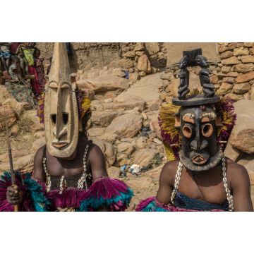 Lais Puzzle - Traditionelle Dogon-Holzmaske, Mali, Westafrika - 2.000 Teile