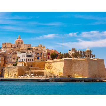 Lais Puzzle - Kai von Valletta mit traditionellen maltesischen Gebäuden mit bunten Fensterläden und Balkonen am sonnigen Tag, Valletta, Hauptstadt von Malta - 40, 100, 200, 500, 1.000 & 2.000 Teile