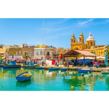 Lais Puzzle - Bunte Fischerboote ankern in Marsaxlokk, Malta - 2.000 Teile