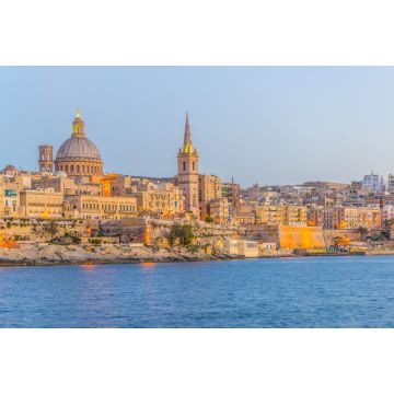 Lais Puzzle - Skyline von Valletta bei Sonnenuntergang, Malta - 2.000 Teile