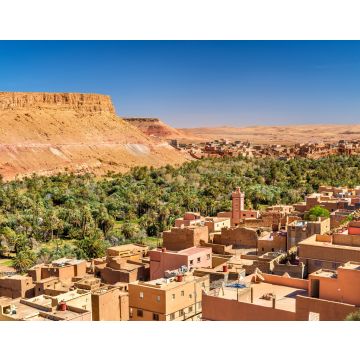 Lais Puzzle - Panorama der Stadt Tinghir in Marokko - 40, 100, 200, 500, 1.000 & 2.000 Teile