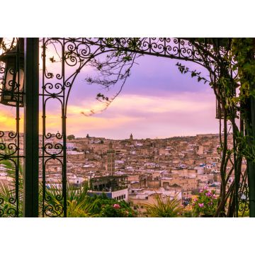Lais Puzzle - Magisches Fenster zum Sonnenuntergang in Fez, Marokko - 1.000 Teile