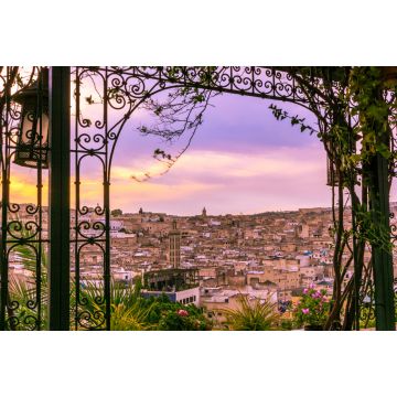 Lais Puzzle - Magisches Fenster zum Sonnenuntergang in Fez, Marokko - 2.000 Teile