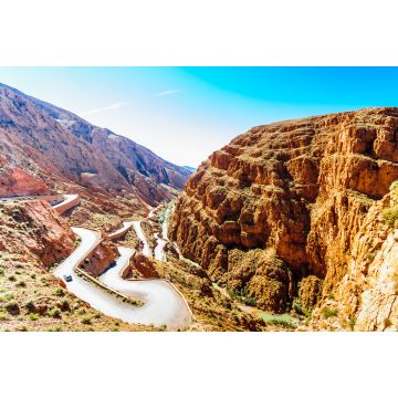 Lais Puzzle - Blick auf eine enge Straße in den Gorges du Dades in Marokko - 2.000 Teile