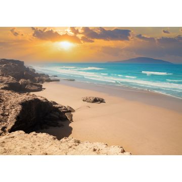 Lais Puzzle - Wunderschöner Sonnenuntergang, der den Strand von Agadir an der Atlantikküste in Marokko beleuchtet - 1.000 Teile