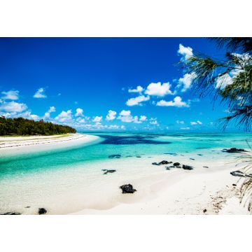 Lais Puzzle - Schönes Panorama einer tropischen Insel. Paradiesischer Strand auf Mauritius - 1.000 Teile
