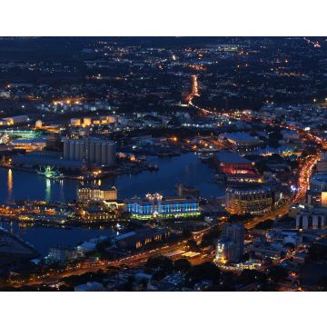 Lais Puzzle - Port-Louis Hauptstadt von Mauritius bei Nacht - Porlwi - Porlwibynight - 40, 100, 200, 500, 1.000 & 2.000 Teile