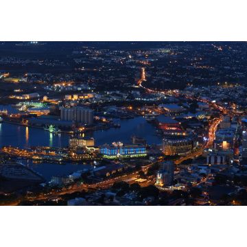 Lais Puzzle - Port-Louis Hauptstadt von Mauritius bei Nacht - Porlwi - Porlwibynight - 2.000 Teile