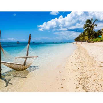 Lais Puzzle - Tropischer Strand mit Palmen und Hängematte, The Morne, Mauritius - 40, 100, 200, 500, 1.000 & 2.000 Teile