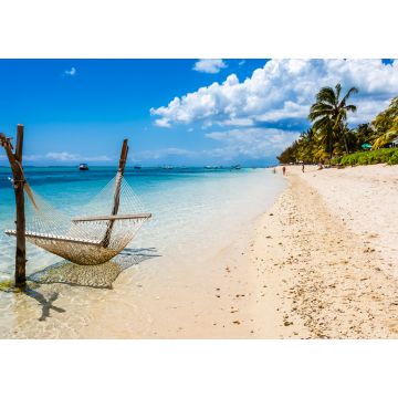 Lais Puzzle - Tropischer Strand mit Palmen und Hängematte, The Morne, Mauritius - 1.000 Teile