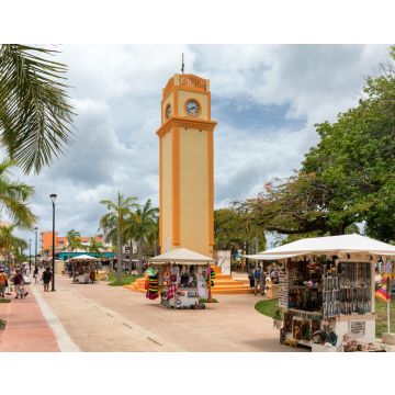 Lais Puzzle - Turmuhr am Platz in San Miguel, Cozumel, Mexiko - 40, 100, 200, 500, 1.000 & 2.000 Teile