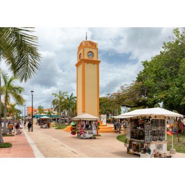 Lais Puzzle - Turmuhr am Platz in San Miguel, Cozumel, Mexiko - 1.000 Teile