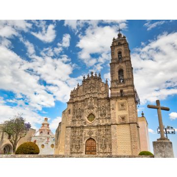 Lais Puzzle - Mexiko, Tepotzotlan Francisco-Javier-Kirche bei frühem Sonnenuntergang - 40, 100, 200, 500, 1.000 & 2.000 Teile