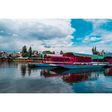 Lais Puzzle - Bunte mexikanische Trajineras auf dem See von Xochimilco - 2.000 Teile
