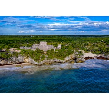 Lais Puzzle - Tulum Maya-Ruinen Luftbild-Panorama - 1.000 Teile