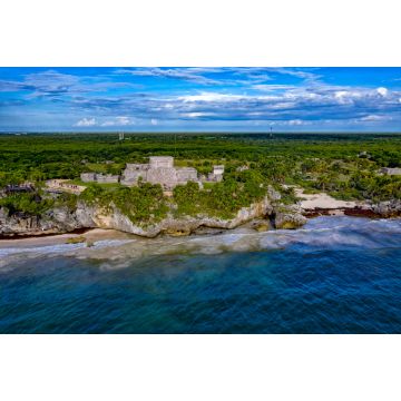 Lais Puzzle - Tulum Maya-Ruinen Luftbild-Panorama - 2.000 Teile