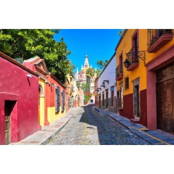 Lais Puzzle - Mexiko, Bunte Gebäude und Straßen von San Miguel de Allende im historischen Stadtzentrum - 2.000 Teile