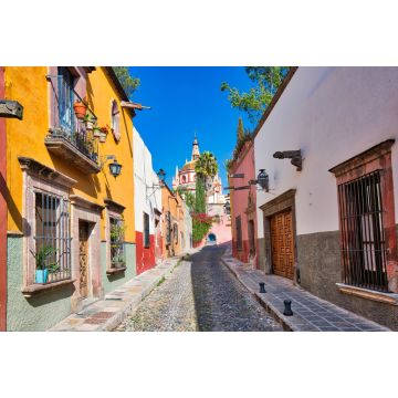 Lais Puzzle - Mexiko, Farbenfrohe Gebäude und Straßen von San Miguel de Allende im historischen Stadtzentrum - 2.000 Teile