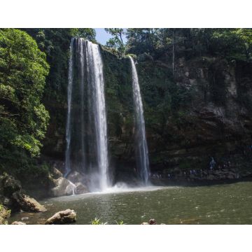 Lais Puzzle - Detail der Misol-Ha-Wasserfälle mit wenig Wasser. Chiapas, Mexiko - 40, 100, 200, 500, 1.000 & 2.000 Teile
