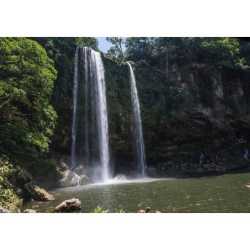 Lais Puzzle - Detail der Misol-Ha-Wasserfälle mit wenig Wasser. Chiapas, Mexiko - 1.000 Teile