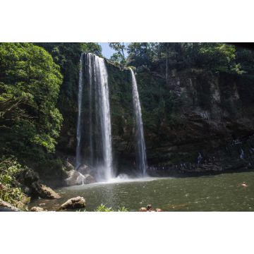 Lais Puzzle - Detail der Misol-Ha-Wasserfälle mit wenig Wasser. Chiapas, Mexiko - 2.000 Teile