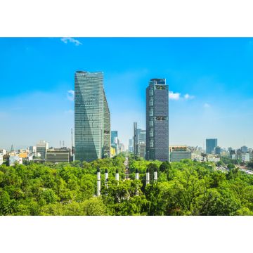 Lais Puzzle - Skyline von Mexiko-Stadt und Chapultepec-Park - 1.000 Teile