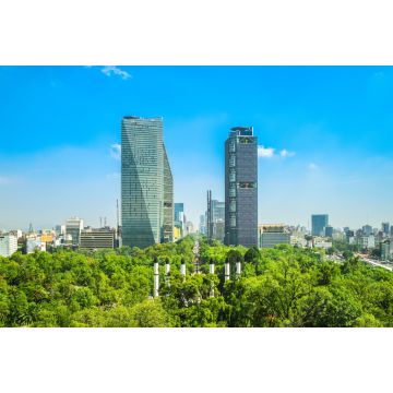 Lais Puzzle - Skyline von Mexiko-Stadt und Chapultepec-Park - 2.000 Teile