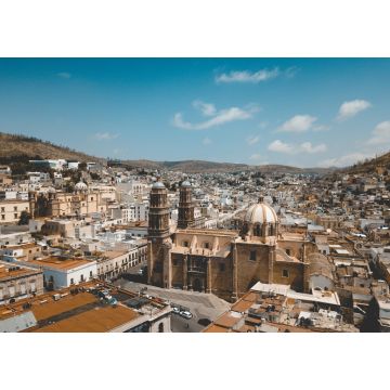 Lais Puzzle - Luftaufnahme der Kathedrale in Zacatecas, Mexiko, unter blauem Himmel bei Tageslicht - 1.000 Teile