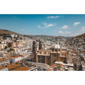 Lais Puzzle - Luftaufnahme der Kathedrale in Zacatecas, Mexiko, unter blauem Himmel bei Tageslicht - 2.000 Teile