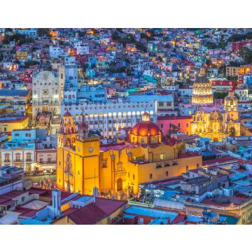 Lais Puzzle - Luftaufnahme von Guanajuato mit Kathedrale in Mexiko - 40, 100, 200, 500, 1.000 & 2.000 Teile
