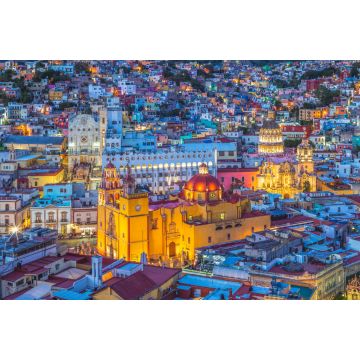 Lais Puzzle - Luftaufnahme von Guanajuato mit Kathedrale in Mexiko - 2.000 Teile
