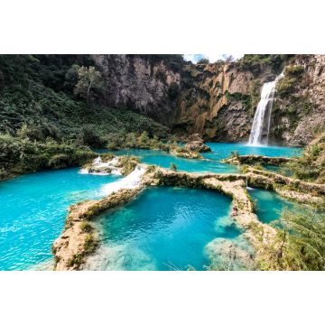 Lais Puzzle - Der schöne Wasserfall El Salto del Meco, Huasteca Potosina, San Luis Potosi, Mexiko - 2.000 Teile