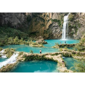 Lais Puzzle - Der schöne Wasserfall El Salto del Meco, Huasteca Potosina, San Luis Potosi, Mexiko - 1.000 Teile