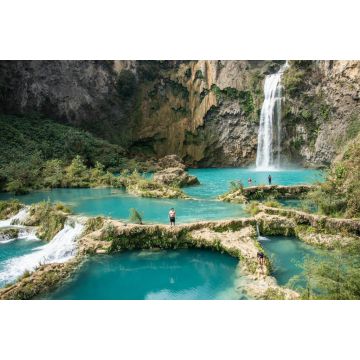 Lais Puzzle - Der schöne Wasserfall El Salto del Meco, Huasteca Potosina, San Luis Potosi, Mexiko - 2.000 Teile