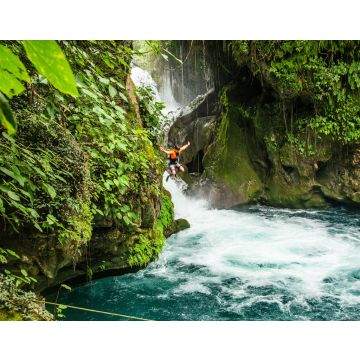 Lais Puzzle - Springen am wunderschönen Puente de Dios-Wasserfall und Cenote, Tamasopo, San Luis Potosi, Mexiko - 40, 100, 200, 500, 1.000 & 2.000 Teile