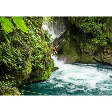 Lais Puzzle - Springen am wunderschönen Puente de Dios-Wasserfall und Cenote, Tamasopo, San Luis Potosi, Mexiko - 1.000 Teile