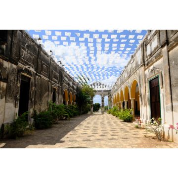 Lais Puzzle - Mexiko Yucatan Hacienda Yaxcopoil - Innenhofbereich - 2.000 Teile