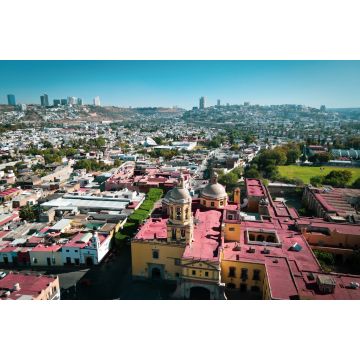 Lais Puzzle - Luftaufnahme von Queretaro, Mexiko Kirche, Plaza del centro, Iglesia, La cruz - 2.000 Teile