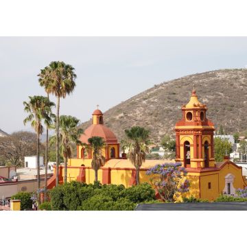 Lais Puzzle - St. Sebastians Tempel und Kirche von Peña de Bernal City im Bundesstaat Querétaro in Zentralmexiko - 1.000 Teile
